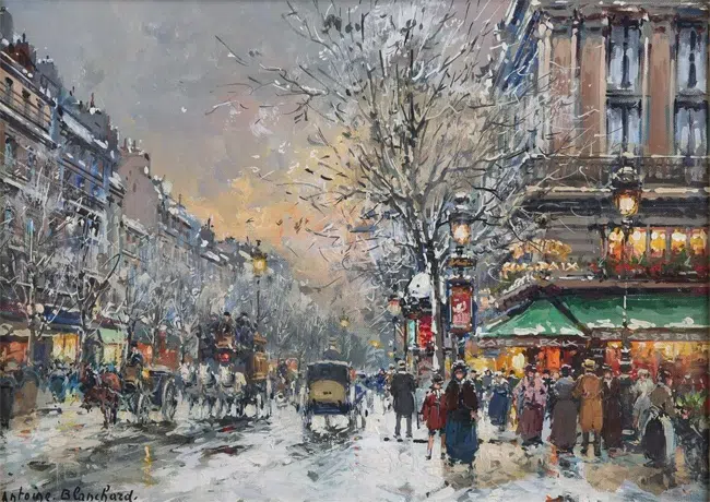 Market Scene in Paris